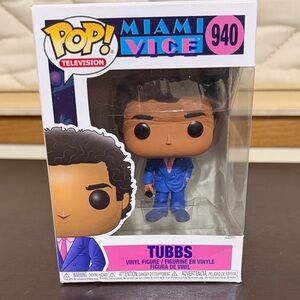 Funko Pop Miami Vice Tubbs in Blue Suit